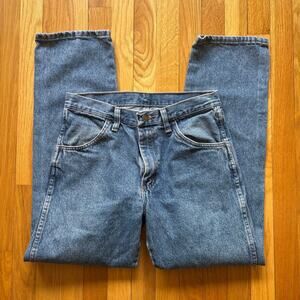 Men's Rustler Wrangler Classic Regular FIt Straight Leg Jeans 100% Cotton